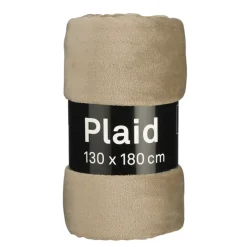 Geen Fleece plaid bruin - l180xb130cm
