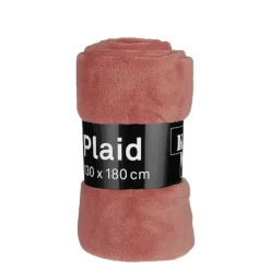 Geen Fleece plaid roze 180 x 130 cm