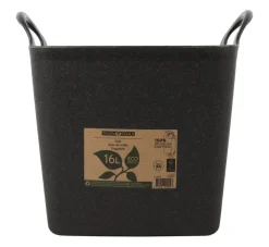 Talen Tools Flexibele kuip / emmer Zwart 16L (100% gerecycled)