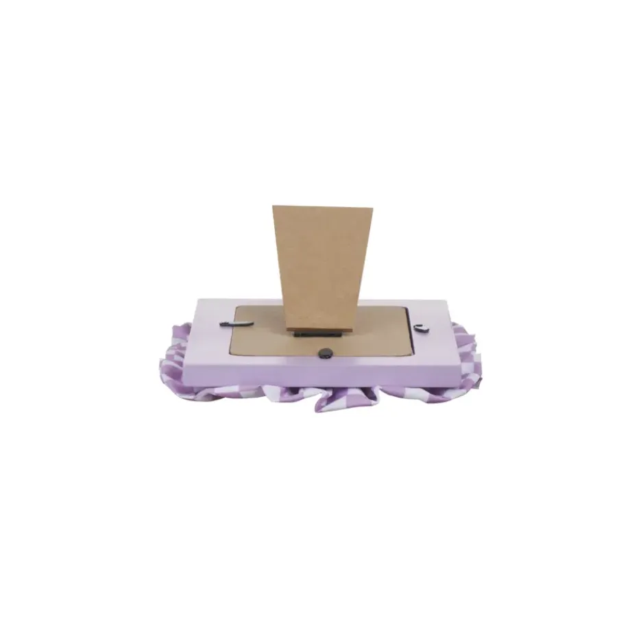 Geen Fotolijst lila geblokt 15x2x20cm