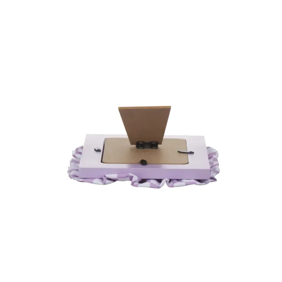 Geen Fotolijst lila geblokt 15x2x20cm