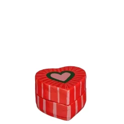 Geen Franca opbergdoos hart rood - l10xb10xh7cm