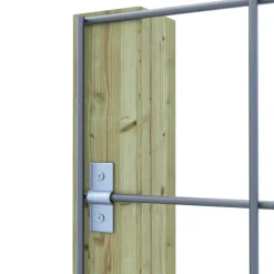 Geen Gaas startpakket tuinhek grenen hout liggend 180 x 75 cm