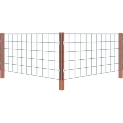 Geen Gaas startpakket tuinhek hardhout liggend 75 x 180 cm