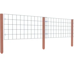 Geen Gaas startpakket tuinhek hardhout liggend 75 x 180 cm