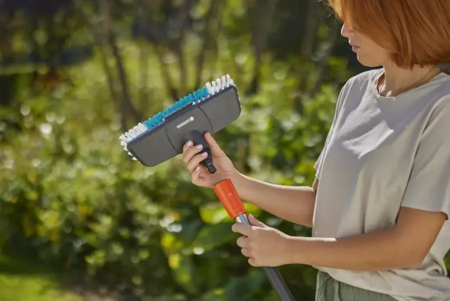 Gardena Cleansystem steelborstel hard