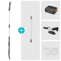 Gardena 18V telescopische takkenschaar 3,6m (P4A) Incl. 2.0Ah accu + lader