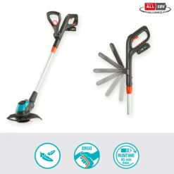 Gardena 18V trimmer EasyCut 23cm incl. accu + lader