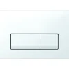 Geberit Delta 51 bedieningspaneel wit voor inbouwreservoir Duofix