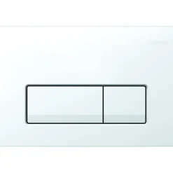 Geberit Delta 51 bedieningspaneel wit voor inbouwreservoir Duofix