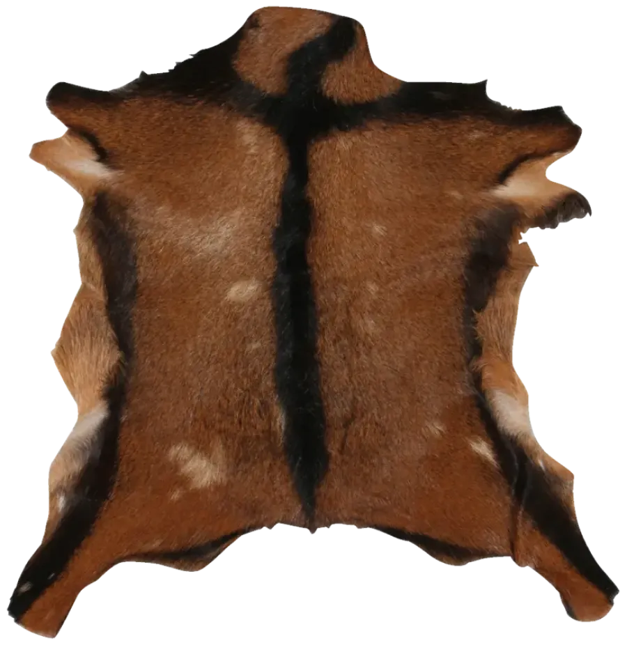 Geen Geitenvacht Vloerkleed Bruin Gemeleerd 20 mm 70x50 cm