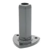 Giardino voet voor ronde tuinpaal 60 mm antraciet