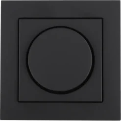 Gira E2 Inbouw Centraalplaat Dimmer Mat Zwart