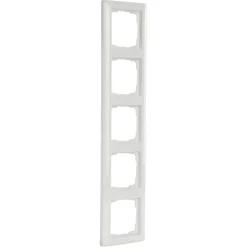 Gira ST55 afdekraam 5 voudig wit