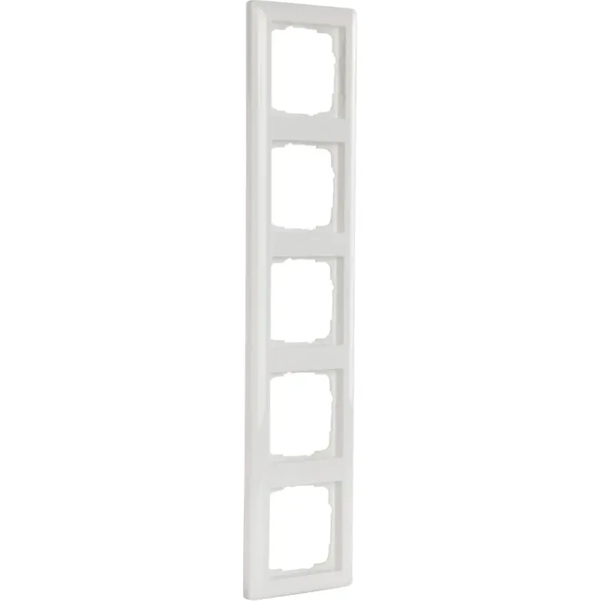 Gira ST55 afdekraam 5 voudig wit