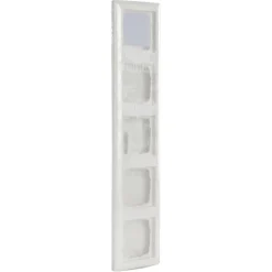 Gira ST55 afdekraam 5 voudig wit