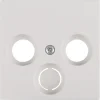 Gira ST55 Centraalplaat Radio/TV Wit