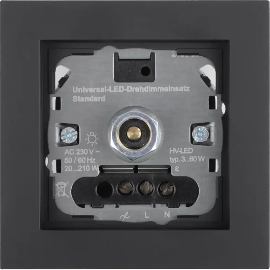 Gira ST55 inbouw dimmer LED/gloei/halogeen