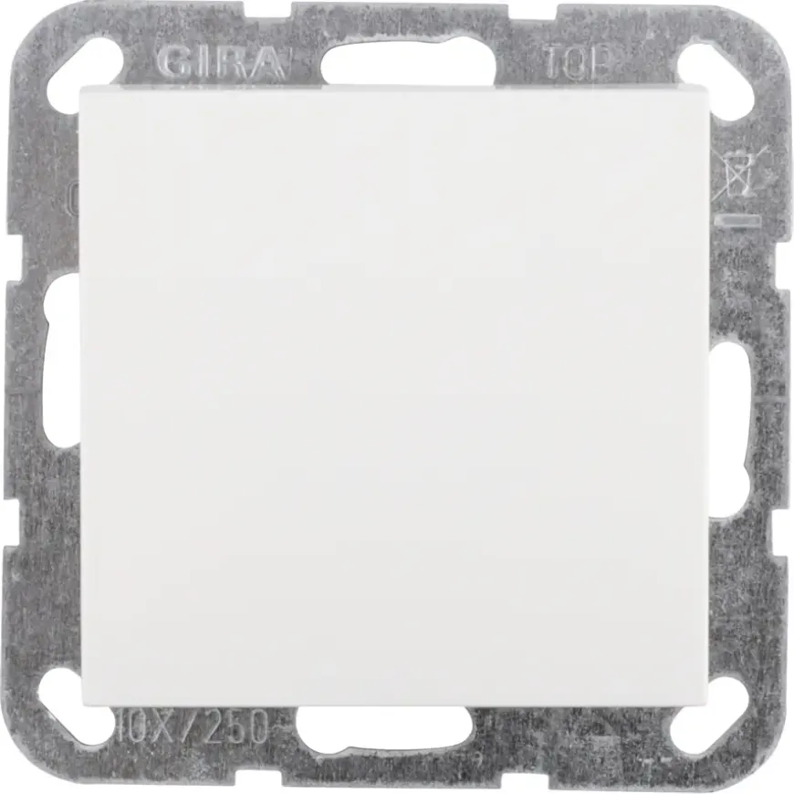 Gira ST55 inbouw wisselschakelaar wit