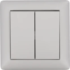 Gira ST55 inbouw wissel-/wisselschakelaar wit