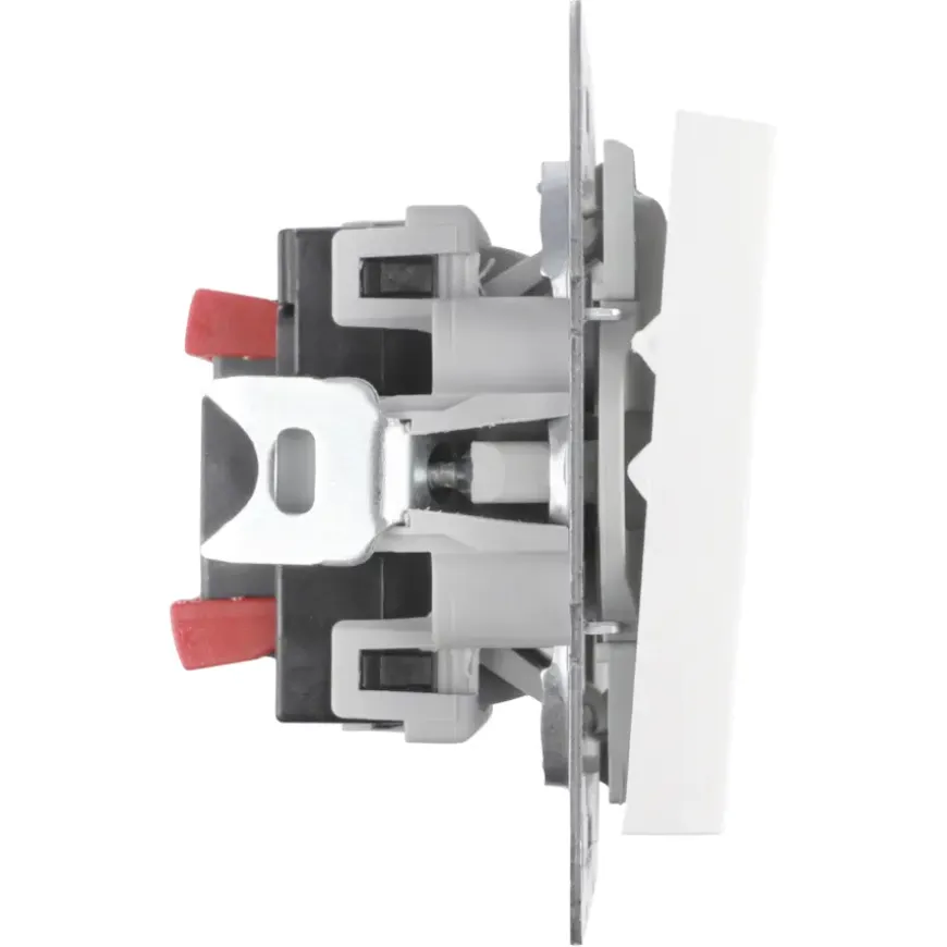 Gira ST55 inbouw wissel-/wisselschakelaar wit