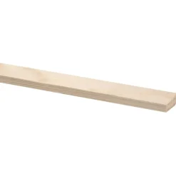 Glaslat grenen 13x28 mm lengte 270 cm