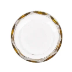 Geen Glas met gele stippen