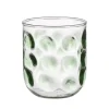 Geen Glas met groene stippen