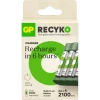 GP Batterijlader 411 + 4x oplaadbare batterijen AAA 850mAh ReCyko + Micro USB-lader