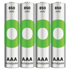 GP Batterij Oplaadbaar AAA NiMH 850 mAh ReCyko 1,2V 4 stuks (3+1)