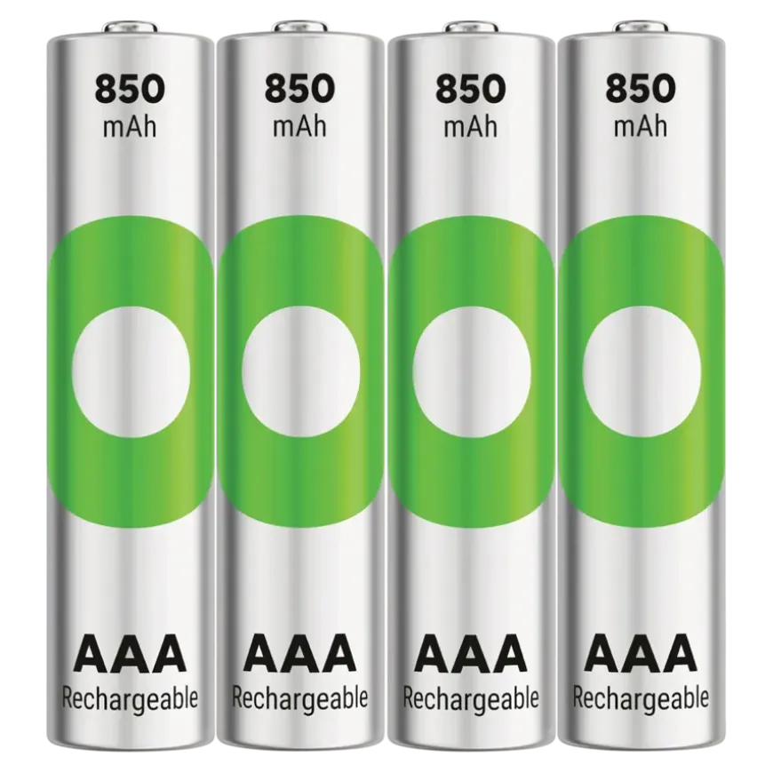GP Batterij Oplaadbaar AAA NiMH 850 mAh ReCyko 1,2V 4 stuks (3+1)