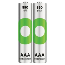 GP Batterij Oplaadbaar AAA NiMH 850mAh ReCyko 1,2V 2 Stuks