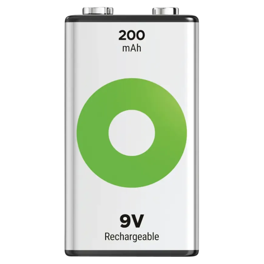 GP Batterij Oplaadbaar 9V NiMH 200mAh ReCyko 8,4V 1 Stuk