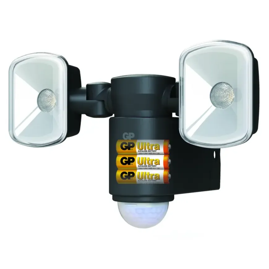 GP Safeguard LED buitenlamp op batterijen met bewegingsmelder