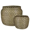 Geen Gracy mand rond zwart- h34xd44cm