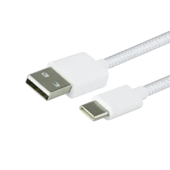 Green Mouse kabel USB-A naar USB-C data woven 1 meter