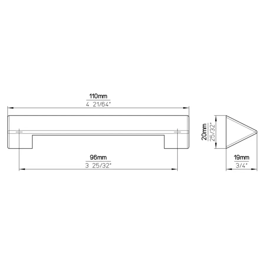 Siro Greep Amy aluminium 110mm