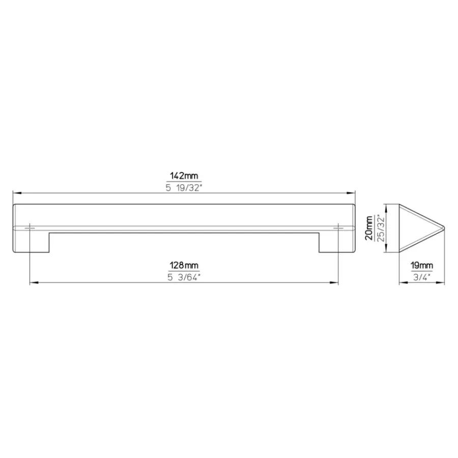 Siro Greep Amy aluminium 142mm