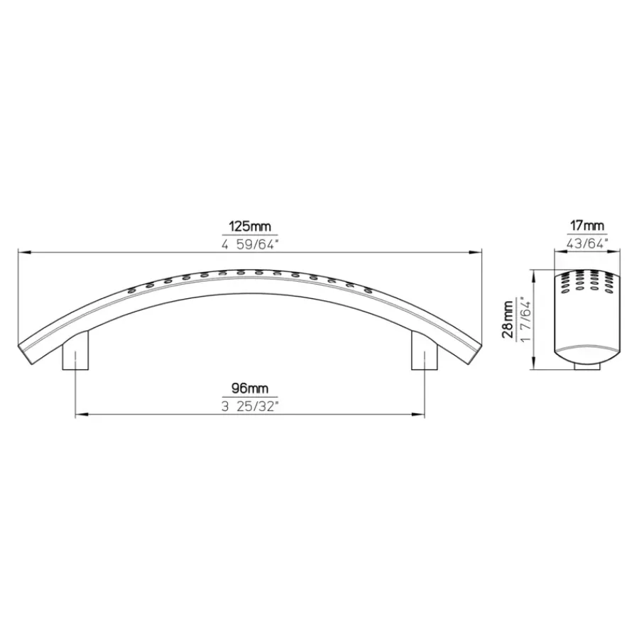 Siro Greep Celine rvs look 128mm
