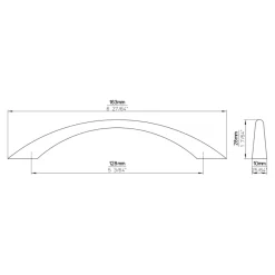 Siro Greep Jose aluminium 160mm