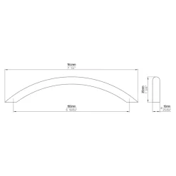Siro Greep Plien rvs 184mm
