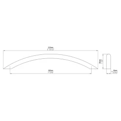 Siro Greep Plien rvs 223mm