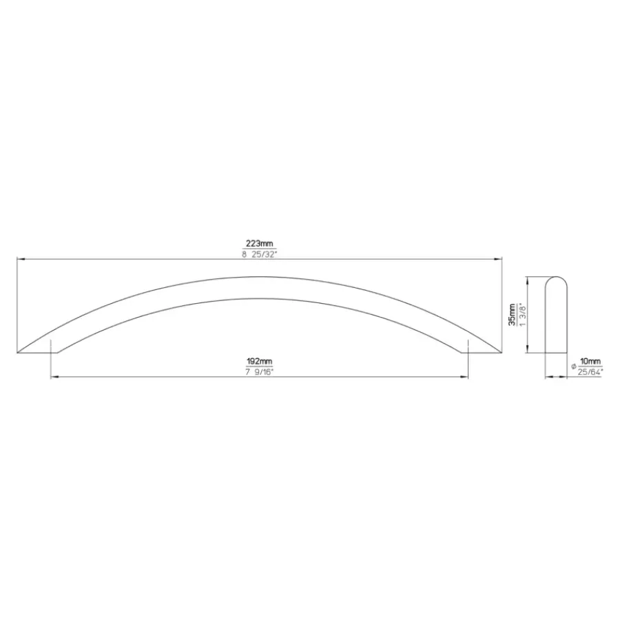 Siro Greep Plien rvs 223mm
