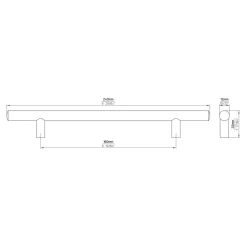 Siro Greep Romy rvs look 240mm