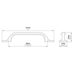 Siro Greep Sam rvs look 127mm
