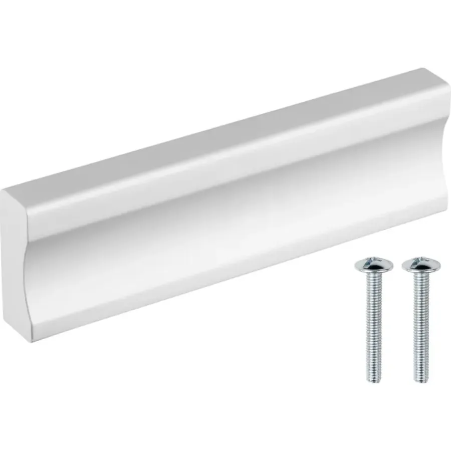 Geen Greep Vierkant aluminium 84mm