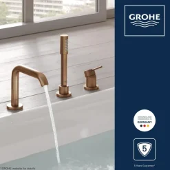 Grohe Colours Badrandcombinatie Essence New 4-delig Koper