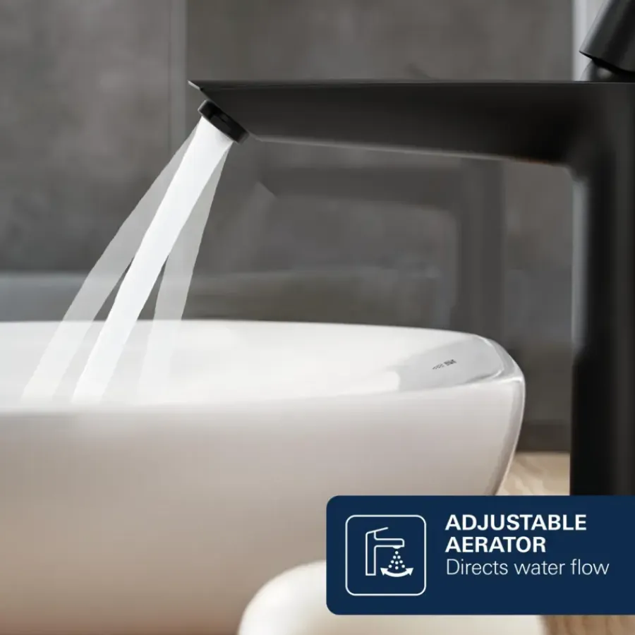 Grohe Dice wastafelmengkraan XL-Size Mat Zwart