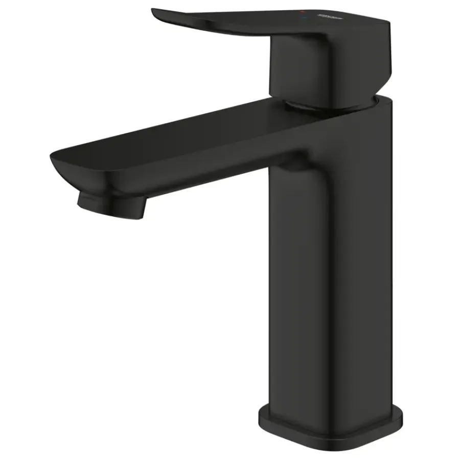 Grohe Dice wastafelmengkraan M-Size Push open Mat Zwart