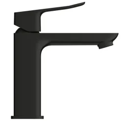 Grohe Dice wastafelmengkraan M-Size Push open Mat Zwart